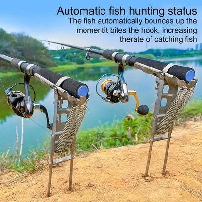 Automatic fishing rod holder