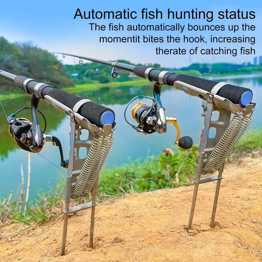Automatic fishing rod holder
