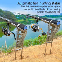 Automatic fishing rod holder